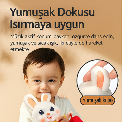 LuniBaby™ Dans Eden Neşeli Tavşan